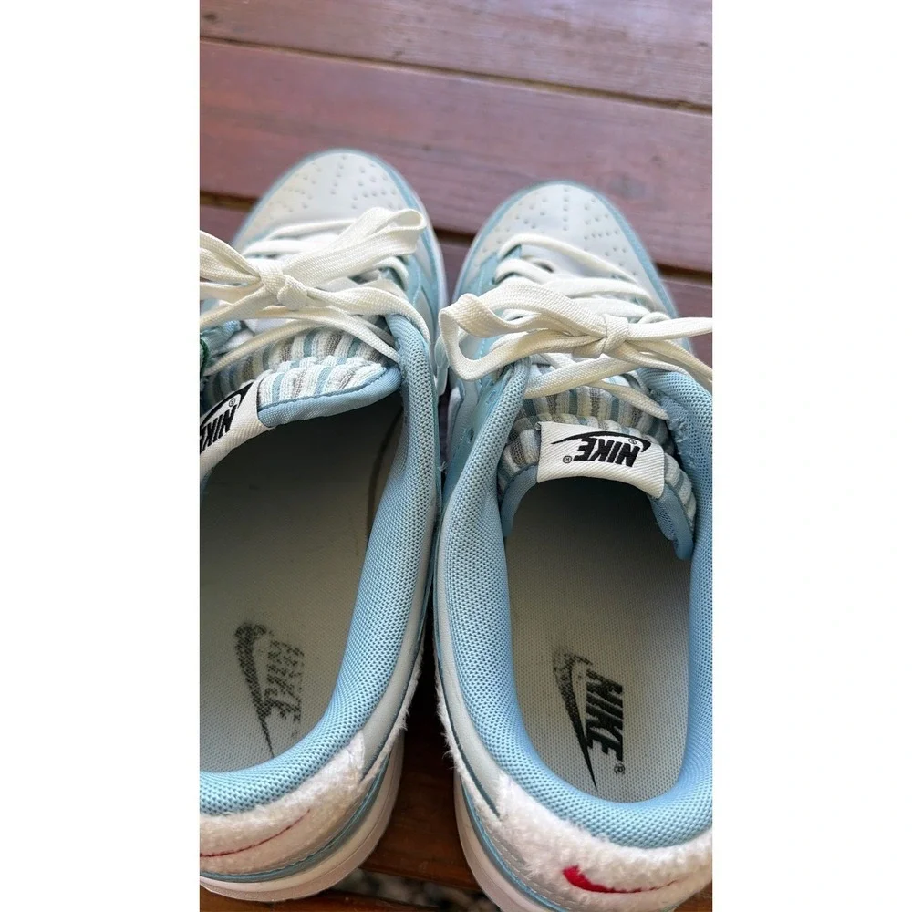 Nike Dunk Low Year of the Rabbit Light Blue Sail Chenille FD4203-161 Men Size 11